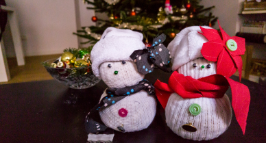 Kids Factory - Un bonhomme de neige en chaussettes