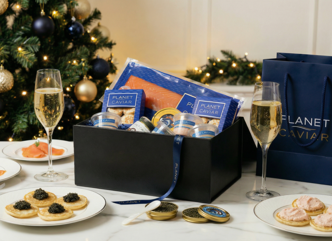 Sublimez vos fêtes avec les Coffrets Cadeaux Planet Caviar