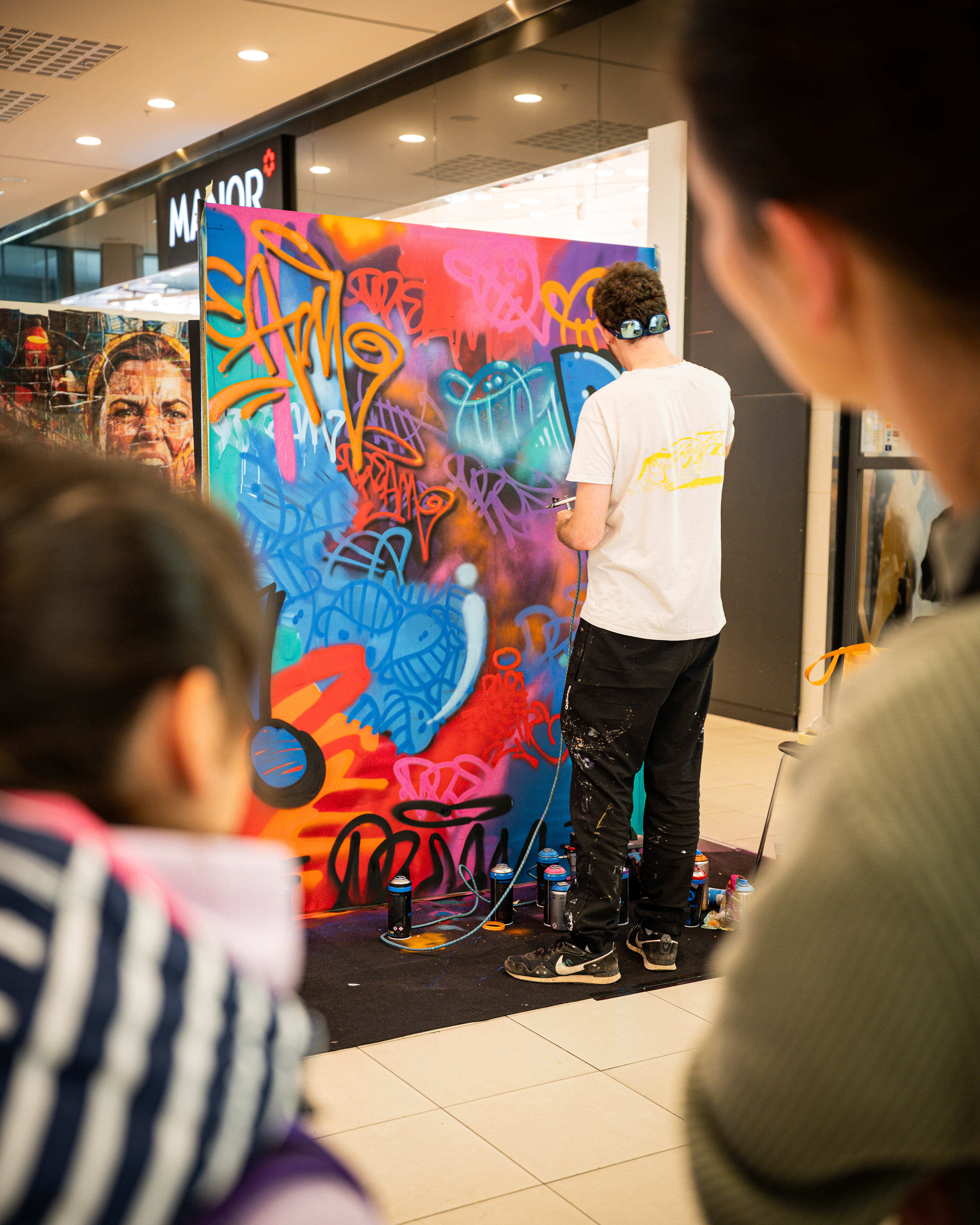 Live painting l'art urbain prend vie